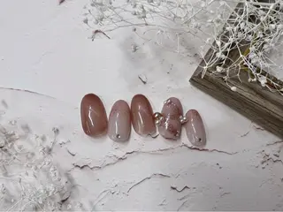 ロング ネイル ネイルPetit Ribbonのネイルデザイン