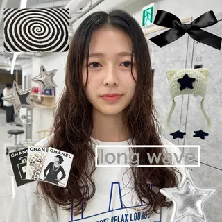 ロング パーマ hollo原宿所属・パーマ/ハイトーン 🎀Rumiのヘアスタイル