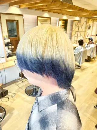 ショート カラー メンズ 吉松 大輝のヘアスタイル