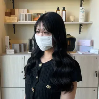 セミロング カラー Uni.所属・ㅤㅤㅤㅤㅤ chikaのヘアスタイル