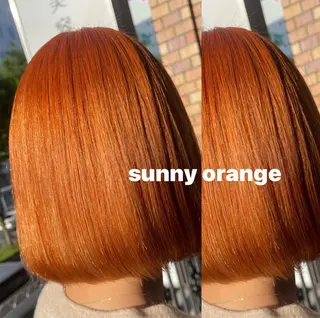 カラー 🦋ami/浦和 ブリーチ／韓国🦋のヘアスタイル