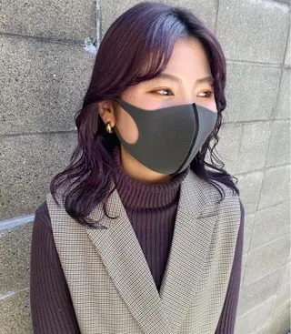 ミディアム カラー tonari 梅田、中崎町のヘアスタイル