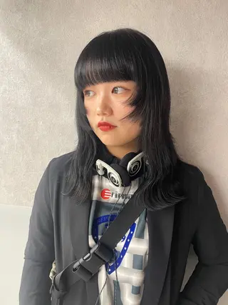 セミロング カラー 韓国ヘア/レイヤー Londエレンのヘアスタイル