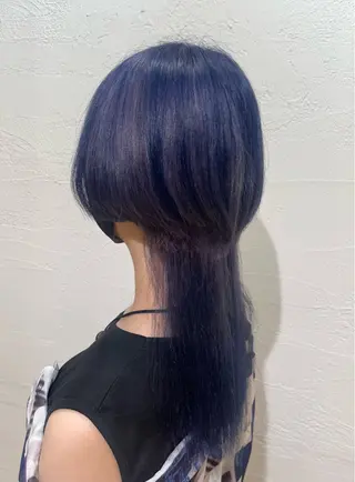 ミディアム メイク/ケアカラー 🐬HIKARU🐬のヘアスタイル