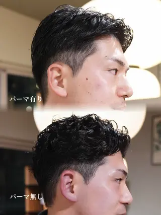 メンズ メンズパーマ いしだ りょうのヘアスタイル