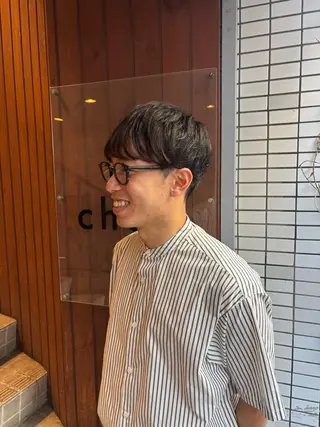 メンズ ボブ/メンズ/パーマ /Tamakiのヘアスタイル