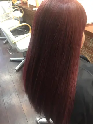 ロング カラー 桧山 真のヘアスタイル