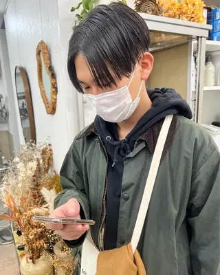 ショート カラー パーマ ヘアアレンジ メンズ 【池袋/スパイキー ショート】ⓝⓘⓜⓤのヘアスタイル