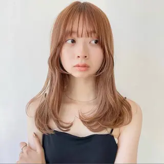 ロング knot by belle所属・明津 桜空のヘアスタイル