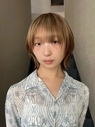 ショート カラー 艶カラー/レイヤー/ atsumi⛰️🧸のヘアスタイル