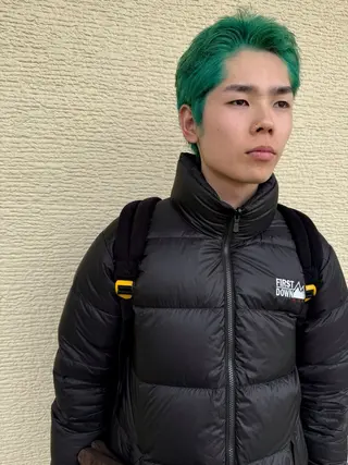 ショート メンズ デザインカラー/ 推しの配色　肥後のヘアスタイル