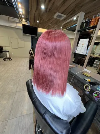 ミディアム カラー 横浜/エクステ特化× 艶カラー/あいかのヘアスタイル