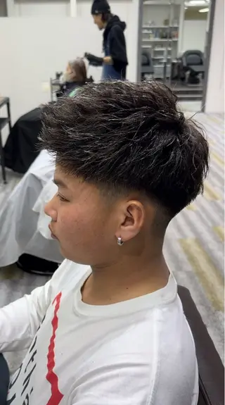 ショート メンズ 【メンズ特化】岩瀬 武【メンズパーマ】のヘアスタイル