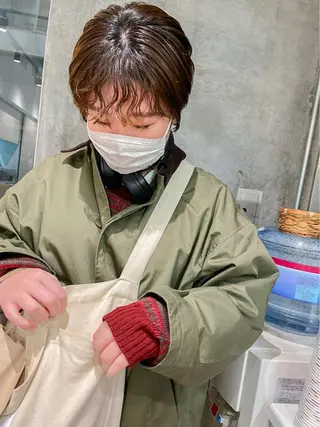 ショート パーマ 韓国風スタイル 🍓MIZUKI🍓のヘアスタイル