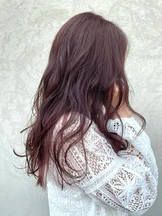 セミロング カラー 渡辺 瑠美のヘアスタイル