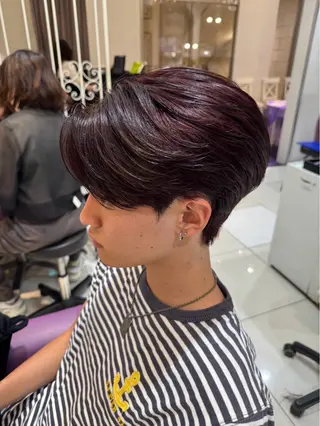 カラー メンズ 河合 澪のヘアスタイル