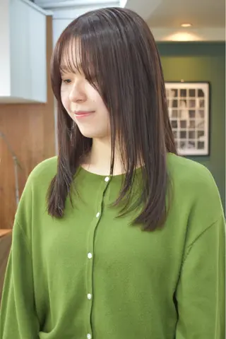 ロング カラー レイヤーボブ/ 艶カラー/サナ🌼のヘアスタイル