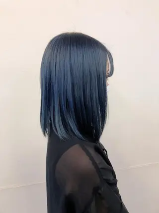 ミディアム インヘアー/美容院 /下伊福店/﨑山瑠依のヘアスタイル