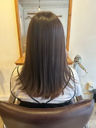 ミディアム わかばやし ゆうこのヘアスタイル