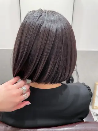 ショート カラー ヘアアレンジ ミニボブ/ブリーチ 🌈MISATOのヘアスタイル