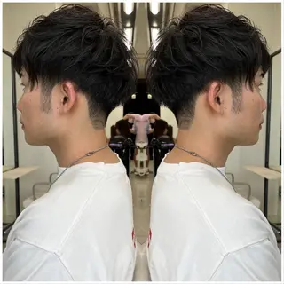 ショート パーマ BOOTH share salon所属・ハタケヤマヨシキ ／BOOTHのヘアスタイル