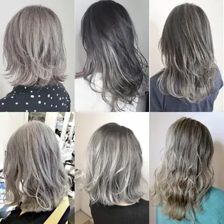 ミディアム カラー ヘアアレンジ 【髪質改善美容師】t occa茨木篠原健太のヘアスタイル