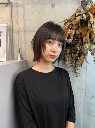 ミディアム カコ/レイヤーカット ヘアアレンジのヘアスタイル