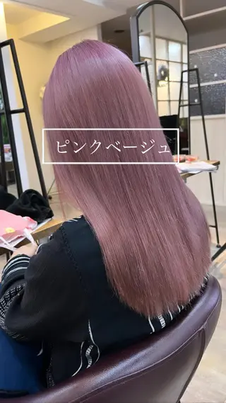 ロング メンズバレイヤージュ 斉藤春のヘアスタイル