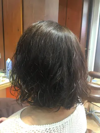 ショート パーマ ✨🌿大人可愛い愛さ れhair🌿✨松本のヘアスタイル