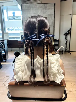 ヘアアレンジ 穂積 未優のヘアスタイル