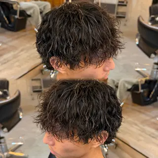 パーマ メンズ メンズ特化/ショート /ツイスパ/結希のヘアスタイル