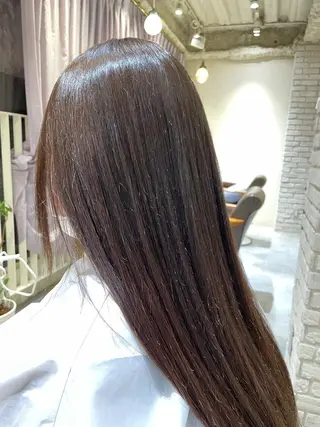 ロング カラー 柳井 準平のヘアスタイル