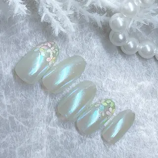 ネイル ❁miju nail 大人上品/自爪育成のネイルデザイン