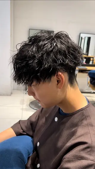 パーマ メンズ EARTH AOBADAIのヘアスタイル