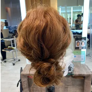 ロング ベージュ/インナー カラー🤍Rieのヘアスタイル