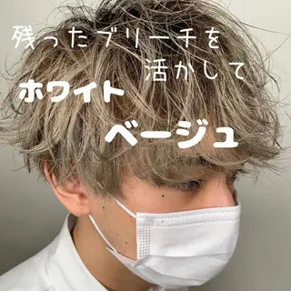 ショート カラー メンズ 【ロングウルフカット 姫カット】伊藤裕哉のヘアスタイル