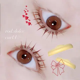 マツエク・マツパ MONSTER EYELaSHのマツエク・マツパデザイン