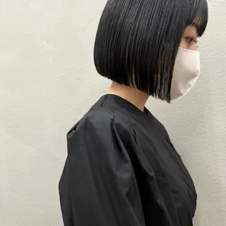 ショート カラー 🌱小顔魅せカット 透明感カラー/泉綺のヘアスタイル