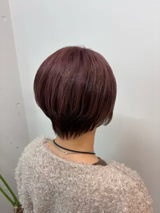 ショート カラー みぞぐち じゅりのヘアスタイル