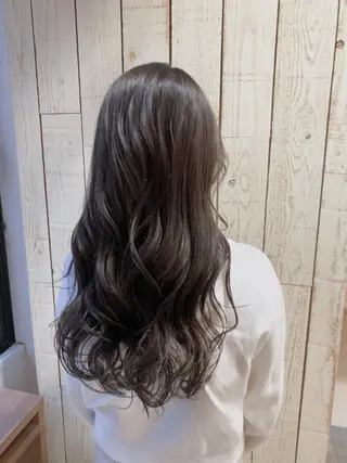 ロング カラー 透明感/ 美髪矯正/田中恭のヘアスタイル