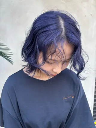 ミディアム sea's所属・ヒラカホ/矢場町/ ブリーチ/似合わせのヘアスタイル