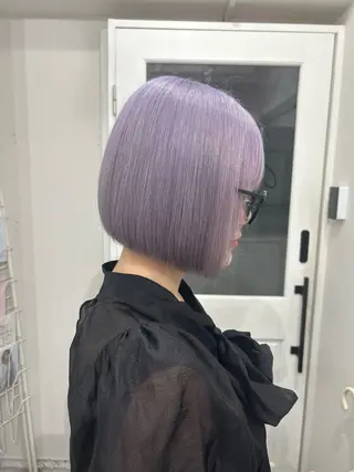 ショート カラー ハイトーン/ウルフ /小澤凌祐🦕のヘアスタイル