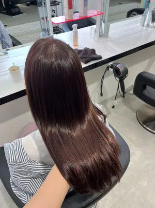 ロング カラー みう/仙台/暖色/ 艶髪/顔周りカット/のヘアスタイル