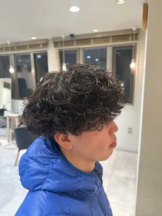 パーマ メンズ AI TOKYO  men's 横浜所属・【パーマの達人】 💎メンズ特化🔥徹のヘアスタイル