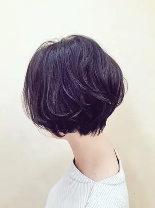 ショート 河野 智亜紀のヘアスタイル