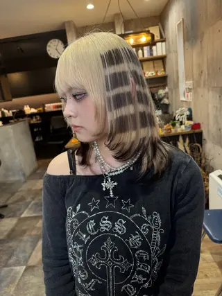 セミロング レイヤーカット匠 イソザキノリユキのヘアスタイル