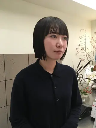 ミディアム natsuki /HUI 金山のヘアスタイル