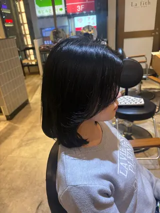 ミディアム La fith hair dope 新宿店所属・topstylist Risa🩵のヘアスタイル