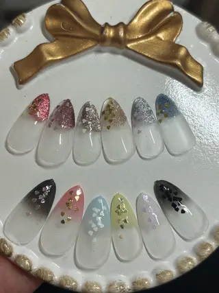 ネイル 三本 綾奈のネイルデザイン