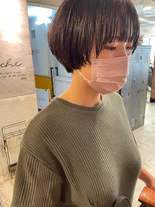 ショート さの あやねのヘアスタイル